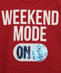 Camiseta-Infantil-Manga-Curta--Weekend-Mode--com-Paetes-Vermelha-9979087-Vermelho_2