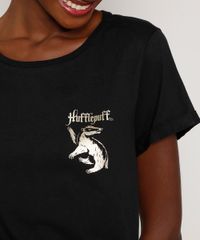 Pijama-Feminino-Harry-Potter-Lufa-Lufa-Metalizado-Manga-Curta-Preto-9972300-Preto_6