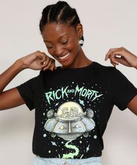 Camiseta-Feminina-Manga-Curta-Rick-and-Morty-Decote-Redondo-Preta-9978608-Preto_6