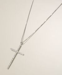 Colar-Feminino-Longo-Pingente-Cruz-com-Strass-Prateado-9976674-Prateado_3