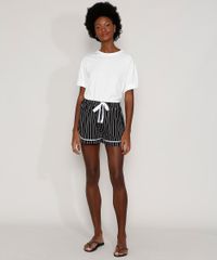 Short-de-Pijama-Feminino-Listrado-com-Vivo-Contrastante-e-Laco-Preto-9970137-Preto_3
