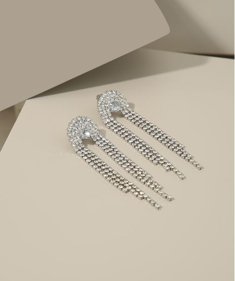 Brinco-Feminino-de-Strass-Longo-Prateado-9976692-Prateado_1