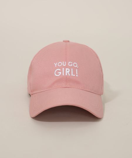 Bone-Feminino-Aba-Curva-Bordado--You-Go-Girl---Rosa-9983055-Rosa_1