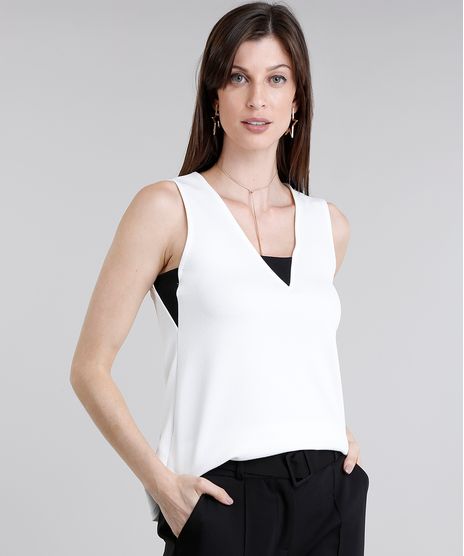 Regata-Feminina-Decote-V-com-Recorte-Contrastante-Branca-9022293-Branco_1