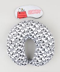 Kit-de-Apoio-de-Cabeca---Tapa-Olho-Estampado-Snoopy-Branco-9117630-Branco_1