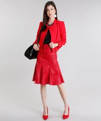 Saia-Feminina-Midi-com-Recortes-com-Cinto-Vermelha-8886817-Vermelho_3