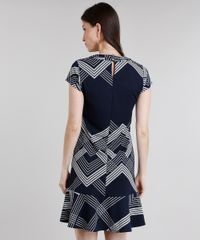 Vestido-Feminino-Choker-Estampado-Floral-Curto-Manga-Curta-Azul-Marinho-8954684-Azul_Marinho_2