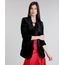 Blazer-Feminino-Boyfriend-em-Veludo-Molhado-Manga-Longa-Preto-8879647-Preto_1
