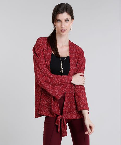 Quimono-Feminino-Estampado-Geometrico-Transpassado-com-Amarracao-Vinho-8881353-Vinho_1