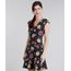 Vestido-Feminino-Estampado-Floral-Curto-Decote-V-com-Babado-Preto-9022343-Preto_1