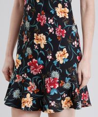 Vestido-Feminino-Estampado-Floral-Curto-Decote-V-com-Babado-Preto-9022343-Preto_4