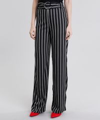 Calca-Feminina-Pantalona-Listrada-com-Cinto-Preta-8881643-Preto_1