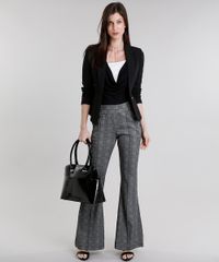 Calca-Feminina-Flare-Xadrez-Alfaiataria-com-Botoes-Cinza-Escuro-8880641-Cinza_Escuro_3