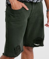 Bermuda-Masculina-Reta-Destroyed-Verde-Militar-9077173-Verde_Militar_4