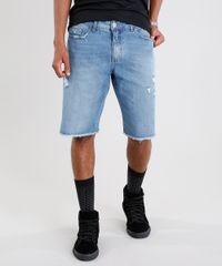 Bermuda-Jeans-Masculina-Reta-Azul-Medio-9073280-Azul_Medio_1