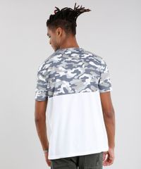 Camiseta-Masculina-com-Estampa-Camuflada-Manga-Curta-Gola-Careca-Branca-9089662-Branco_2