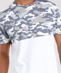 Camiseta-Masculina-com-Estampa-Camuflada-Manga-Curta-Gola-Careca-Branca-9089662-Branco_4