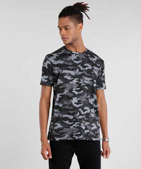 Camiseta-Masculina-Estampada-Camuflada-Manga-Curta-Gola-Careca--Preta-9089659-Preto_1