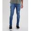 Calca-Jeans-Masculina-Super-Skinny-Destroyed-com-Ziper-na-Barra-Azul-Escuro-9075335-Azul_Escuro_1