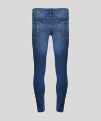 Calca-Jeans-Masculina-Super-Skinny-Destroyed-com-Ziper-na-Barra-Azul-Escuro-9075335-Azul_Escuro_6