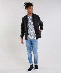 Camiseta-Masculina-Estampada-Camuflada-Manga-Curta-Gola-Careca-em-Algodao---Sustentavel-Cinza-9089661-Cinza_3