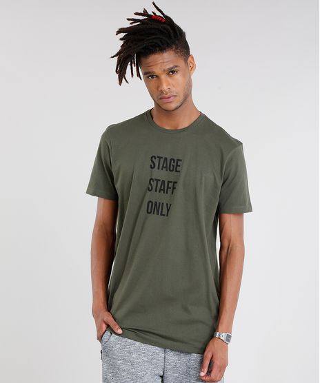 Camiseta-Masculina-Longa--Stage-Staff-Only--Manga-Curta-Gola-Redonda-Verde-Militar-9116974-Verde_Militar_1