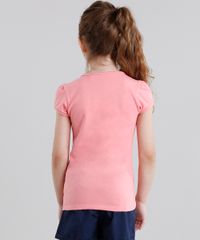 Blusa-Infantil--Unicornio--Manga-Curta-Decote-Redondo-em-Algodao---Sustentavel-Rosa-9107643-Rosa_2