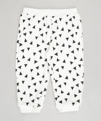 Calca-Infantil-em-Plush-Estampada-Geometrica-de-Algodao---Sustentavel-Off-White-8861390-Off_White_1
