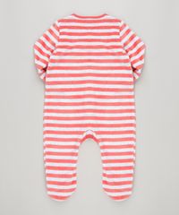 Macacao-Infantil-Listrado-em-Plush-de-Algodao---Sustentavel-Cinza-Mescla-Claro-8861379-Cinza_Mescla_Claro_2