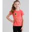 Blusa-Infantil--Make-a-Wish--Manga-Curta-Decote-Redondo-em-Algodao---Sustentavel-Laranja-9108909-Laranja_1