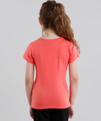Blusa-Infantil--Make-a-Wish--Manga-Curta-Decote-Redondo-em-Algodao---Sustentavel-Laranja-9108909-Laranja_2