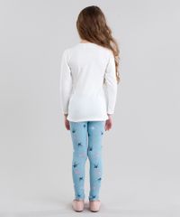 Conjunto-Infantil-de-Blusa-Flamingo-Manga-Longa-Off-White---Calca-Legging-Estampada-em-Algodao---Sustentavel-Azul-9048462-Azul_2