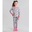 Pijama-Infantil-Estampado-de-Raposas-Manga-Longa-Gola-Redonda-Cinza-Mescla-9045401-Cinza_Mescla_1
