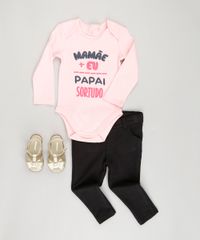 Body-Infantil--Mamae-e-eu-papai-sortudo--Manga-Longa-Decote-Redondo-em-Algodao---Sustentavel-Rosa-8824374-Rosa_3