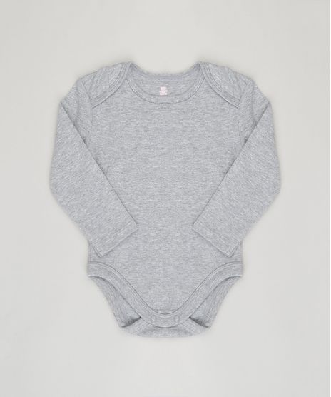 Body-Infantil-Basico-Manga-Longa-Decote-Redondo-em-Algodao---Sustentavel-Cinza-Mescla-8824408-Cinza_Mescla_1