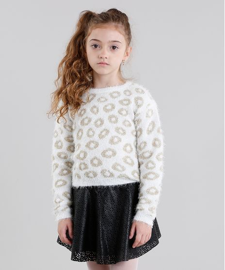 Sueter-Infantil-em-Trico-Estampado-com-Lurex-Manga-Longa-Decote-Redondo-Off-White-8862458-Off_White_1