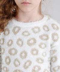 Sueter-Infantil-em-Trico-Estampado-com-Lurex-Manga-Longa-Decote-Redondo-Off-White-8862458-Off_White_4