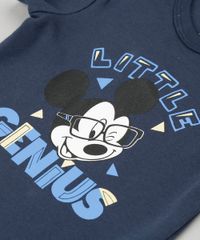 Body-Infantil-Mickey-Mouse-Manga-Curta-Gola-Redonda-em-Algodao---Sustentavel-Azul-Marinho-8920322-Azul_Marinho_4