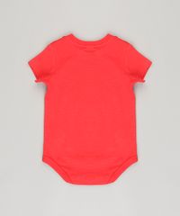 Body-Infantil--Urso-Astronauta--Manga-Curta-Gola-Careca-em-Algodao---Sustentavel-Vermelho-8878415-Vermelho_2