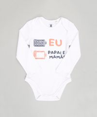 Body-Infantil--Eu-Papai-e-Mamae--Manga-Longa-Decote-Redondo-em-Algodao---Sustentavel-Branco-8824158-Branco_1