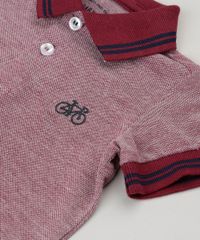 Polo-Infantil-em-Piquet-Manga-Curta-em-Algodao---Sustentavel-Vinho-8653390-Vinho_4