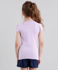Blusa-Infantil--Be-a-Unicorn--Manga-Curta-Decote-Redondo-em-Algodao---Sustentavel-Lilas-9111973-Lilas_2