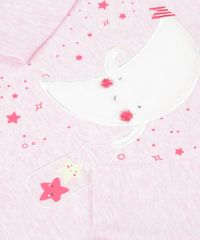 Body-Infantil-Lua-Manga-Longa-Decote-Redondo---Faixa-de-Cabelo-em-Algodao---Sustentavel-Rosa-8878556-Rosa_4