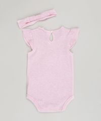 Body-Infantil-Lua-Manga-Curta-Decote-Redondo---Faixa-de-Cabelo-em-Algodao---Sustentavel-Rosa-8880213-Rosa_2
