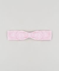 Body-Infantil-Lua-Manga-Curta-Decote-Redondo---Faixa-de-Cabelo-em-Algodao---Sustentavel-Rosa-8880213-Rosa_5