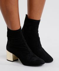 Bota-Meia-Feminina-em-Suede-Salto-Medio-Metalizado-Preta-9076671-Preto_2