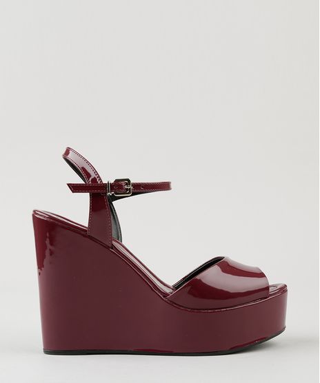 Sandalia-Plataforma-Feminina-em-Verniz-Vinho-9081223-Vinho_1