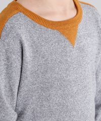 Sueter-Infantil-em-Trico-Manga-Longa-Gola-Careca-Cinza-8842334-Cinza_4