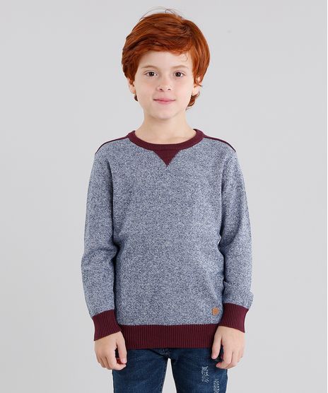 Sueter-Infantil-em-Trico-Manga-Longa-Gola-Careca-Azul-8842334-Azul_1