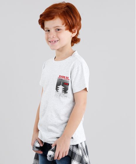 Camiseta-Infantil--Tokyo--Manga-Curta-Gola-Careca-Cinza-Mescla-Claro-9036590-Cinza_Mescla_Claro_1